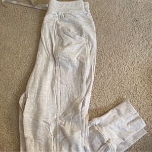 Lululemon Athletica Cream Track Pants & Joggers
